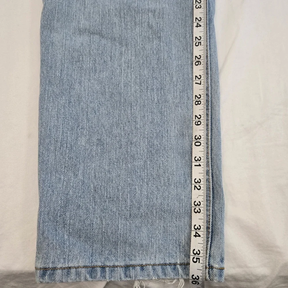Vintage Levis 550 Jeans 33x36 Relaxed Tapered THASHED Grunge‎ Skater Baggy 90s